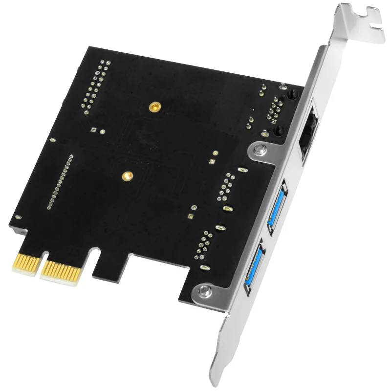 Адаптер Ethernet USB 3,0, концентратор порта 10 / 100 Мбит/с, PCI-E к локальной сети RJ45 + 19pin USB 1000