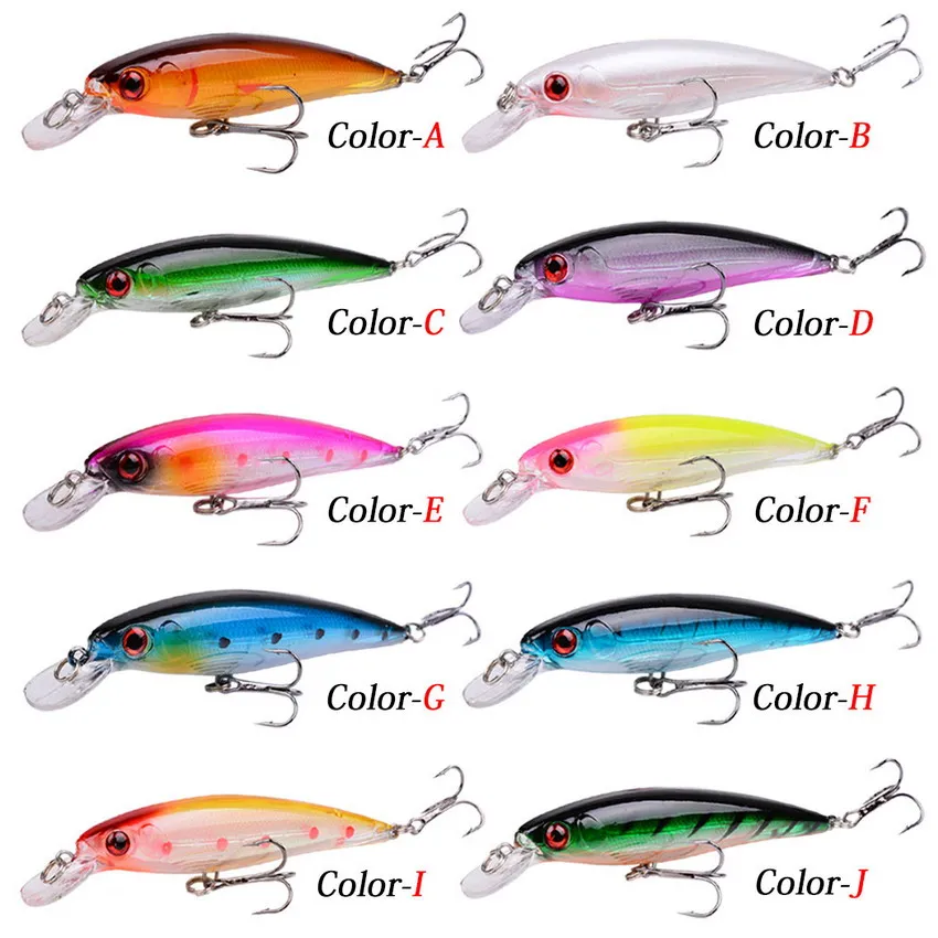 1pcs Minnow Fishing Lures 3D Eyes Floating Laser Hard Aritificial wobbler Crankbait Plastic Baits Pesca Isca 11cm 13.5g