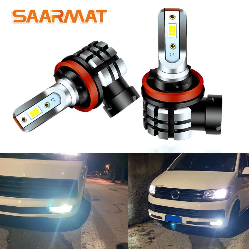 2pcs Canbus No Error White Car LED fog lamp front fog light bulb for VW Multivan Transporter Caravelle T5 T5.1 T6 (2003-2019)