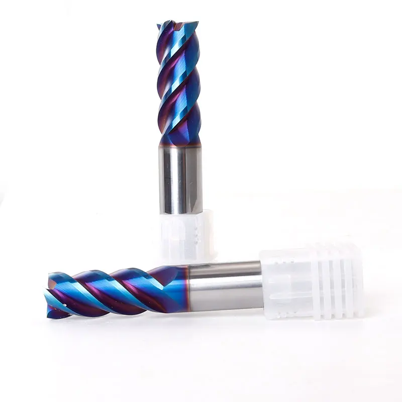 Imagem -05 - Zgt Endmill Que Corta a Flauta Hrc65 4 mm mm mm mm 10 mm Metal o Moinho de Extremidade de Trituração do Cortador do Cortador do Aço de Tungstênio da Liga do Cortador de Tungstênio