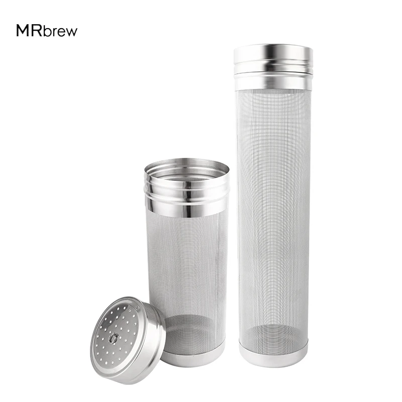 7x18/ 7x29cm 300 Micron Stainless Steel Hop Filter Homebrew Mesh Beer Filter Strainer Dry Hopper For Home Brew Spider Filter