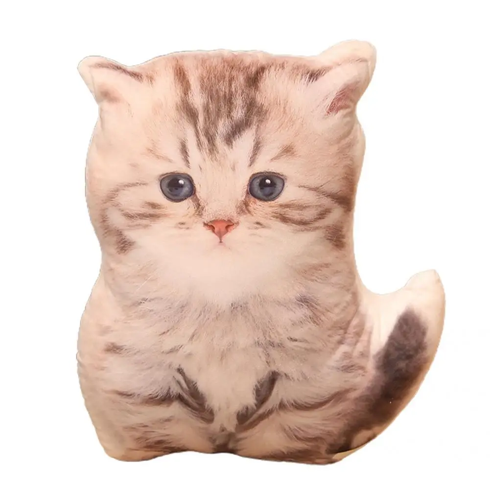 Diverse Styles  Exquisite Teddy Kitten Plush Toy Pillow Anti-deform Stuffed Pillow Meticulous Workmanship   for Kids