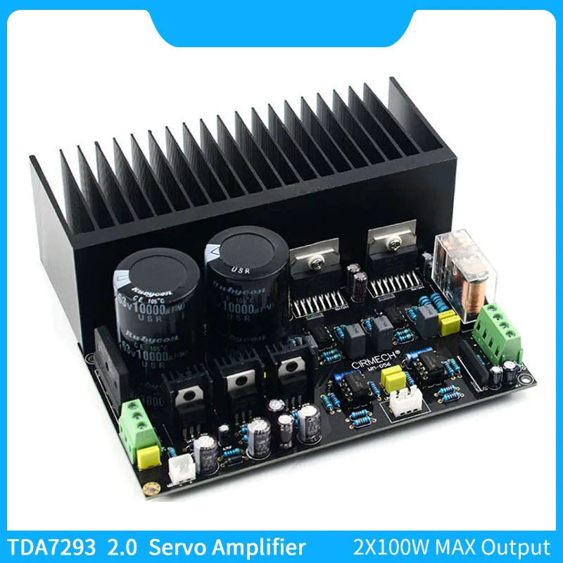 TDA7293 Audio Amplifier 2.0 Channels 2*100W High Power Amplifiers Baord Stereo OP07 DC Servo NE5534 Operational DIY Amp Module