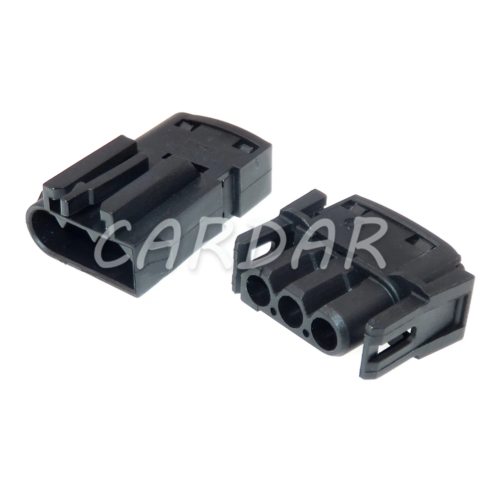 1 Set 3 Pin 2.5 Series Auto Electric Wire Connector AC Assembly Male Plug Female Waterproof Wiring Socket For BMW