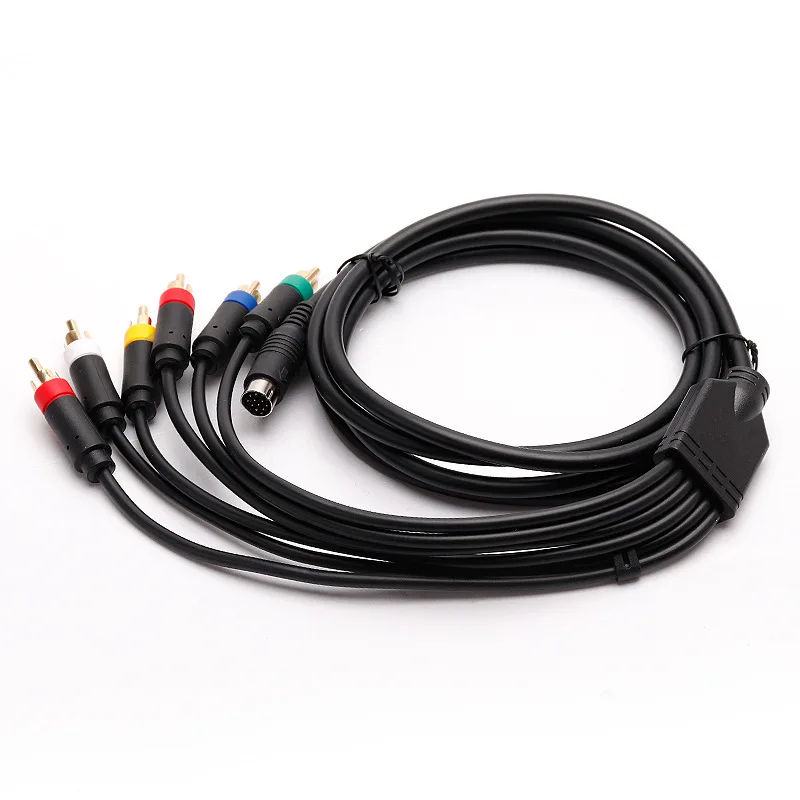 สำหรับ SEGA Saturn RGB/RGBS สายเคเบิล RCA สำหรับ Sony PVM BVM NEC XM UPSCALER BNC ไม่ Component