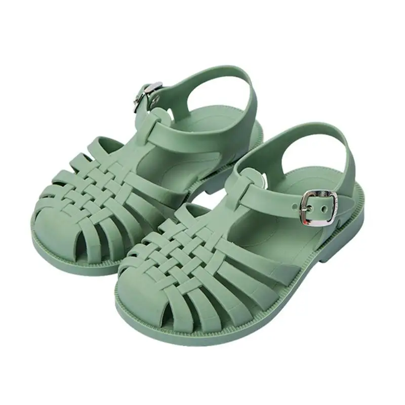 Prinzessin Mädchen Sandalen Sommer 2021 Neue kinder Kind Baby Weichen Boden Baotou Schuhe Baby Aushöhlen Sandalen