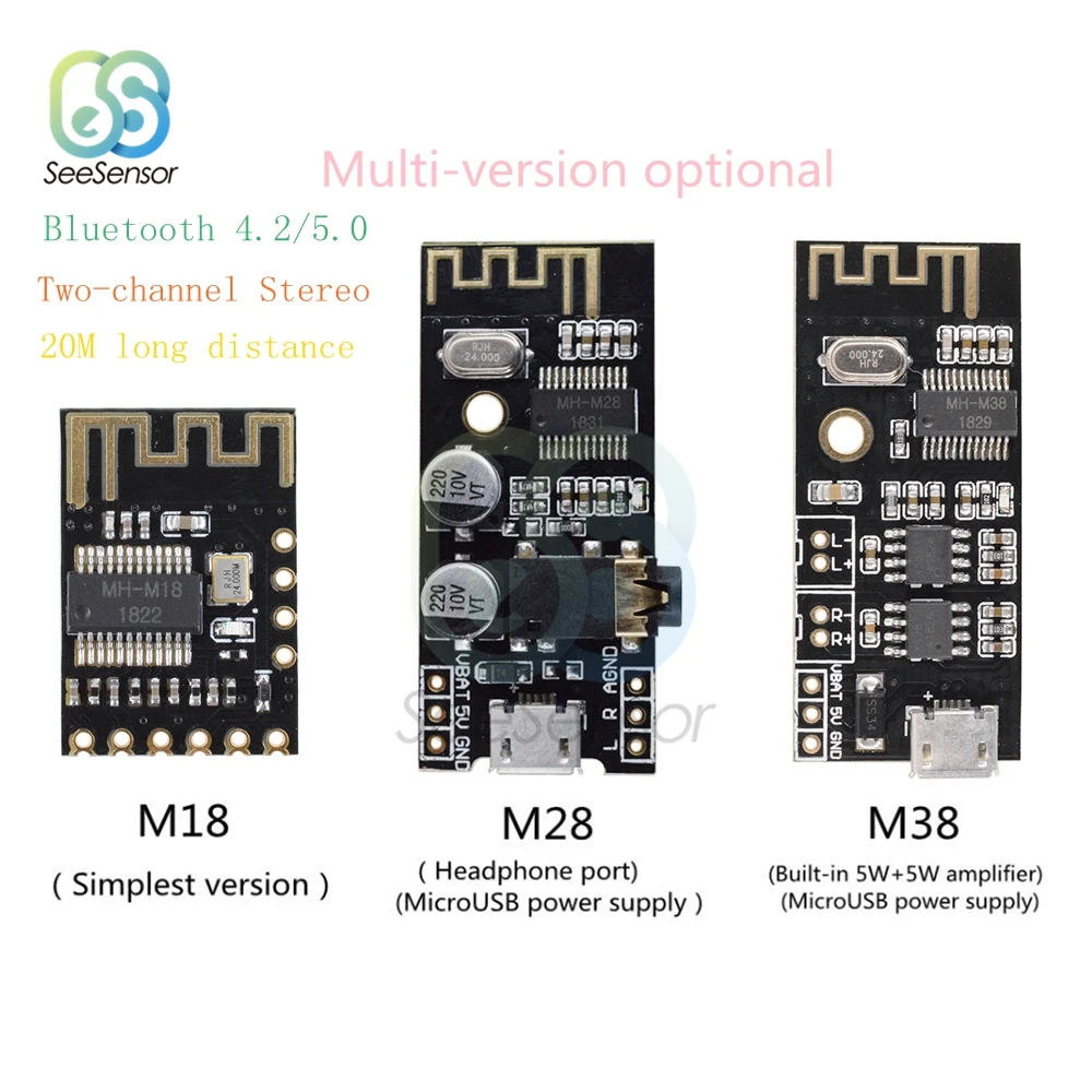 MH-MX8 MP3 Decoder Board Bluetooth 4.2 5.0 Audio Module Verlustfreie Stereo DIY Refit Lautsprecher Hohe Fidelity HIFI M28 M38