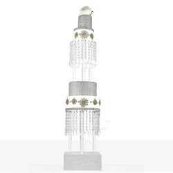 Cake stand acrylic two layer fruit plate dessert table wedding decoration