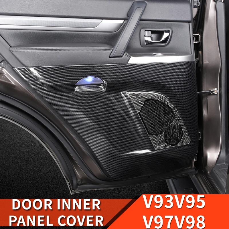 For Mitsubishi Pajero accessories Car door plank protective Pajero io Full Pinin Montero v93v95v97v98 Decoration Modification