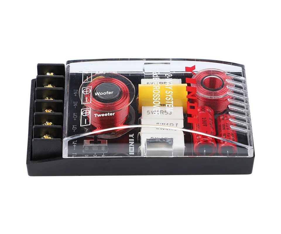 AIYIMA 2PCS 200W 2 Wege Audio Auto Lautsprecher Crossover Höhen Bass Unabhängige Lautsprecher Filter High Low Frequenz Teiler 3000Hz – Detail 7
