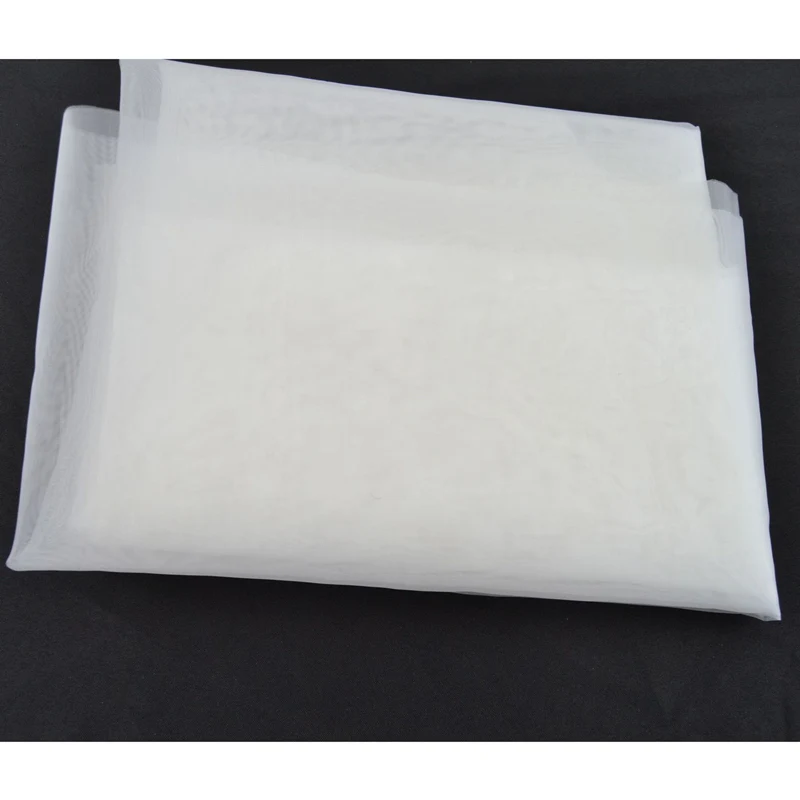 127CM Width 24T-80T Polyester Filter Mesh silkscreen White Silk Screen Printing Mesh Fabric Handwork DIY Filter Net  textiles