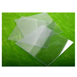 Thick 0.2/0.3/0.4/0.5/0.8/1mm Clear PVC Boards Plastic Sheets Transparent Polyvinyl Chloride Plates