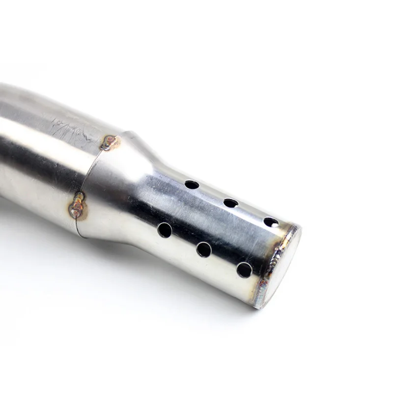 Slip-on For CFMoto NK400 CF NK 400 650 Middle pipe Motorcycle Exhaust Link Front Tube Escape Moto Motorbike Scooter all year