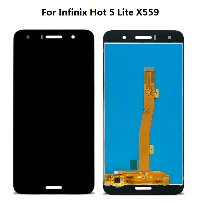 

Высококачественный ЖК-экран и дигитайзер в сборе для Infinix Hot 5 Lite X559, черный