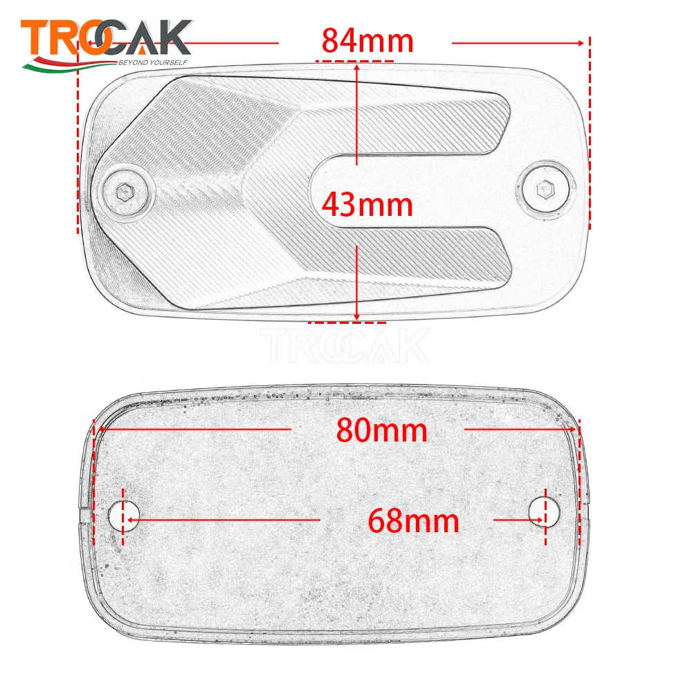 For Honda ST1300 ST-1300 2002 2003 CNC Aluminum Motorcycle Accessories Front Brake Fluid Reservoir Cap Cover Ornamental