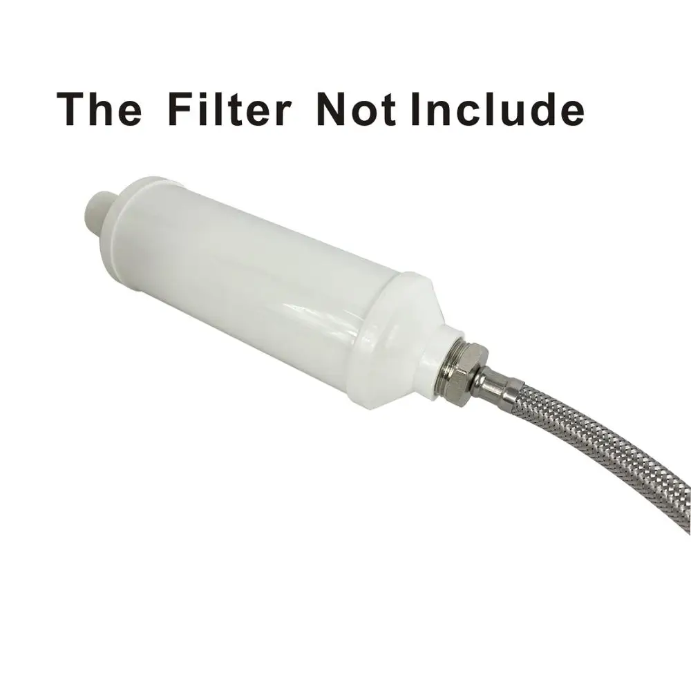 موصل مرن مموج 3/4 بوصة بخيط طويل 12 بوصة خرطوم مرن من الفولاذ المقاوم للصدأ