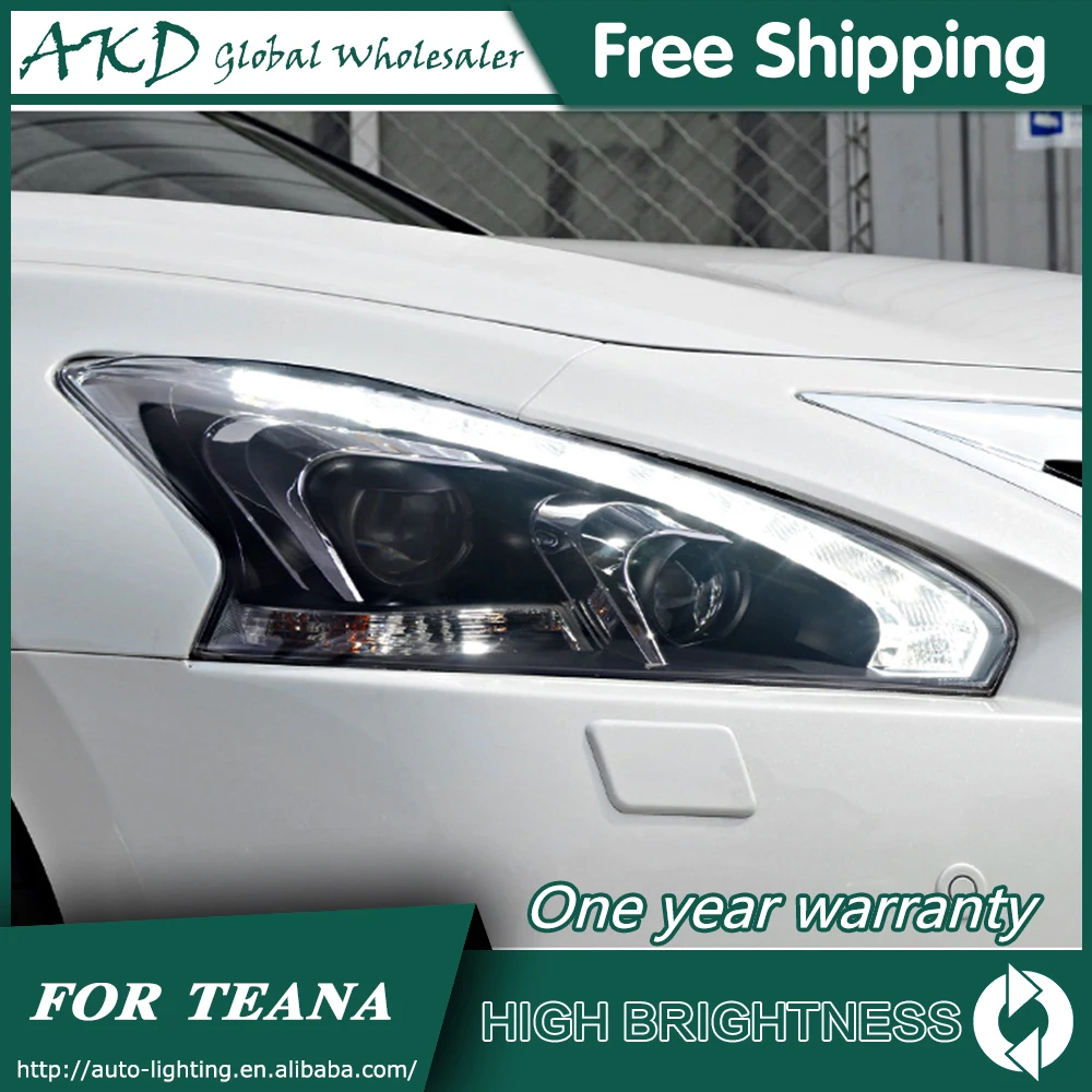 

AKD Car Styling for Nissan Teana Headlights 2013-2017 New Altima LED Headlight DRL Bi Xenon Lens High Low Beam Parking Fog Lamp