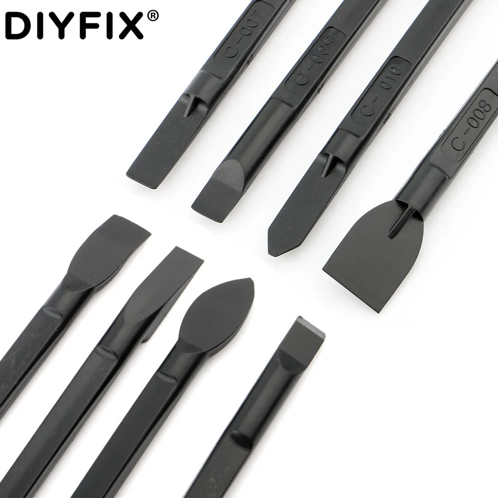DIYFIX نسخة مطورة 10 قطعة من البلاستيك عتلة الهاتف المحمول مجموعة أدوات إصلاح تفكيك الكمبيوتر اللوحي أدوات فتح