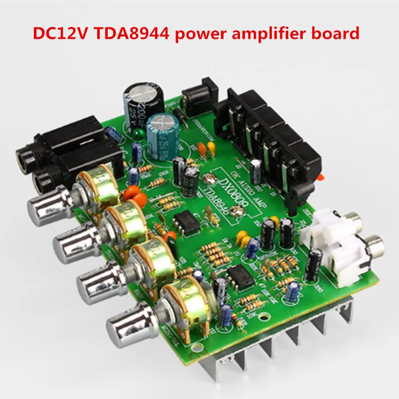 

TDA8944 2.1 Versterker Amplifiers Board Audio Placa Amplificadora 30x2W Sound Amplifier Tone Board DC12V With Microphone