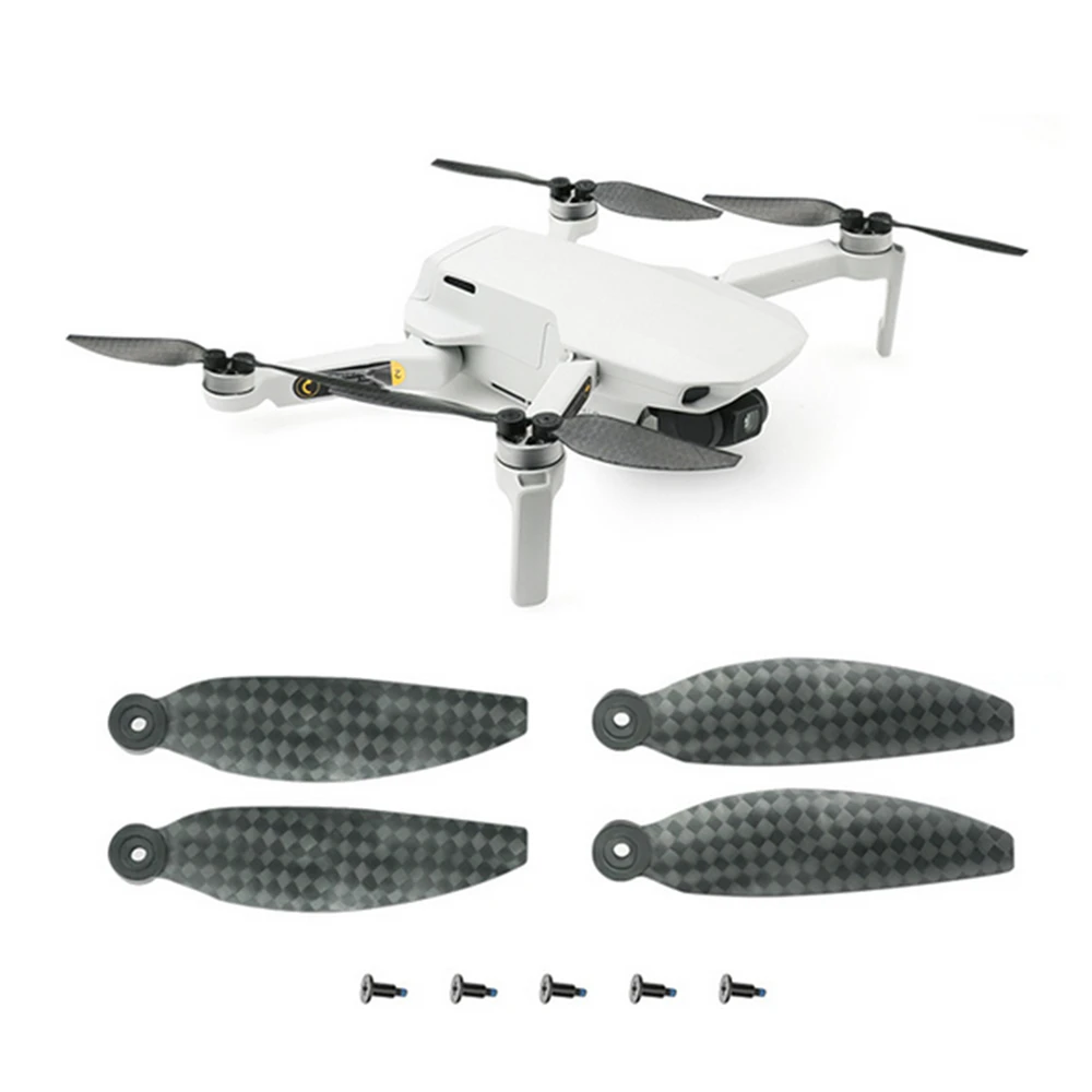 1/2 para łopata śmigła z włókna węglowego dla Mavic Mini śmigła z mechanizmem szybkiego uwalniania rekwizyty zamiennik dla DJI Mavic Mini części do dronów