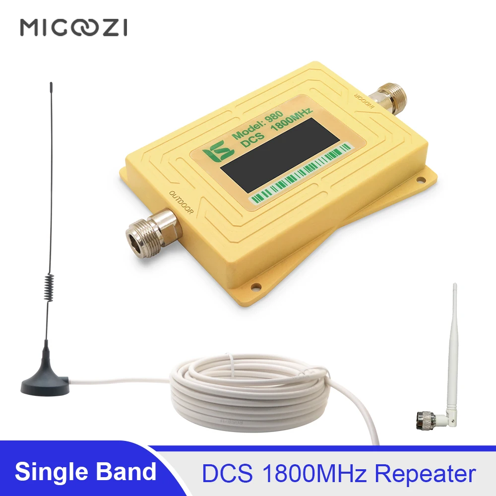 Mobile Signal Booster Set 1800MHz Cell Phone Signal Repeater Amplifier  Repeater