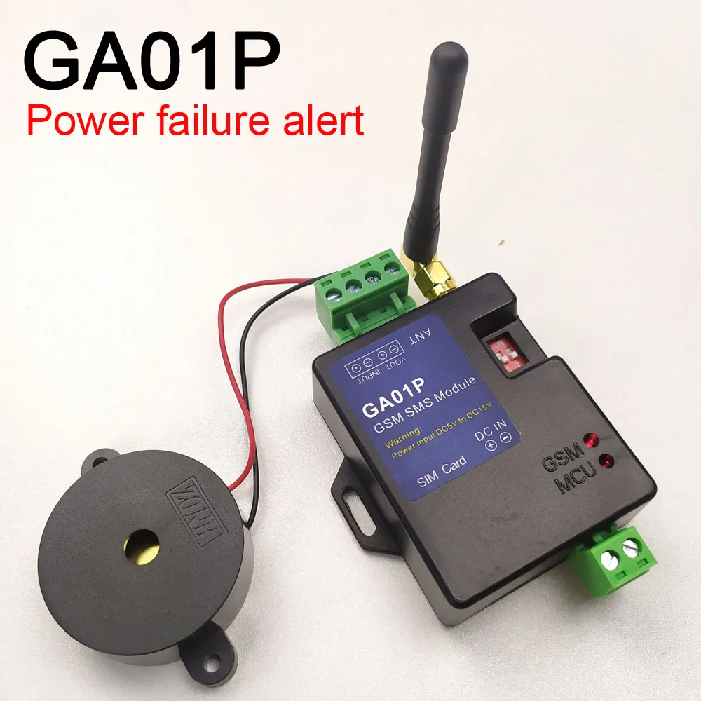 GA01P Vending machine GSM alarm box support power failure alert one alarm input one alarm voltage output