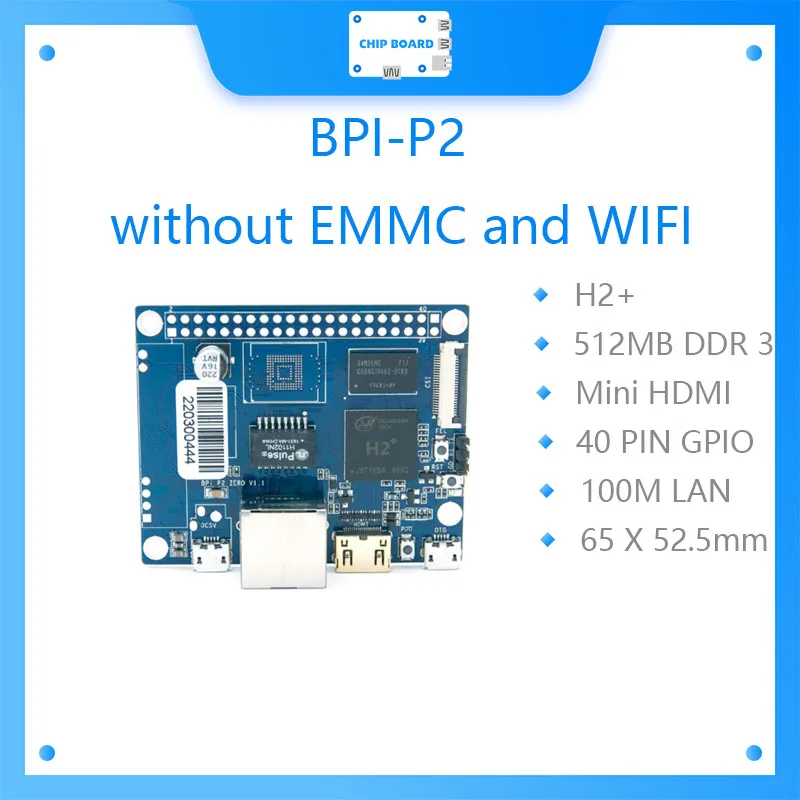 

BPI-P2 Maker Quad Core Single-Board Computer Without EMMC And WIFI