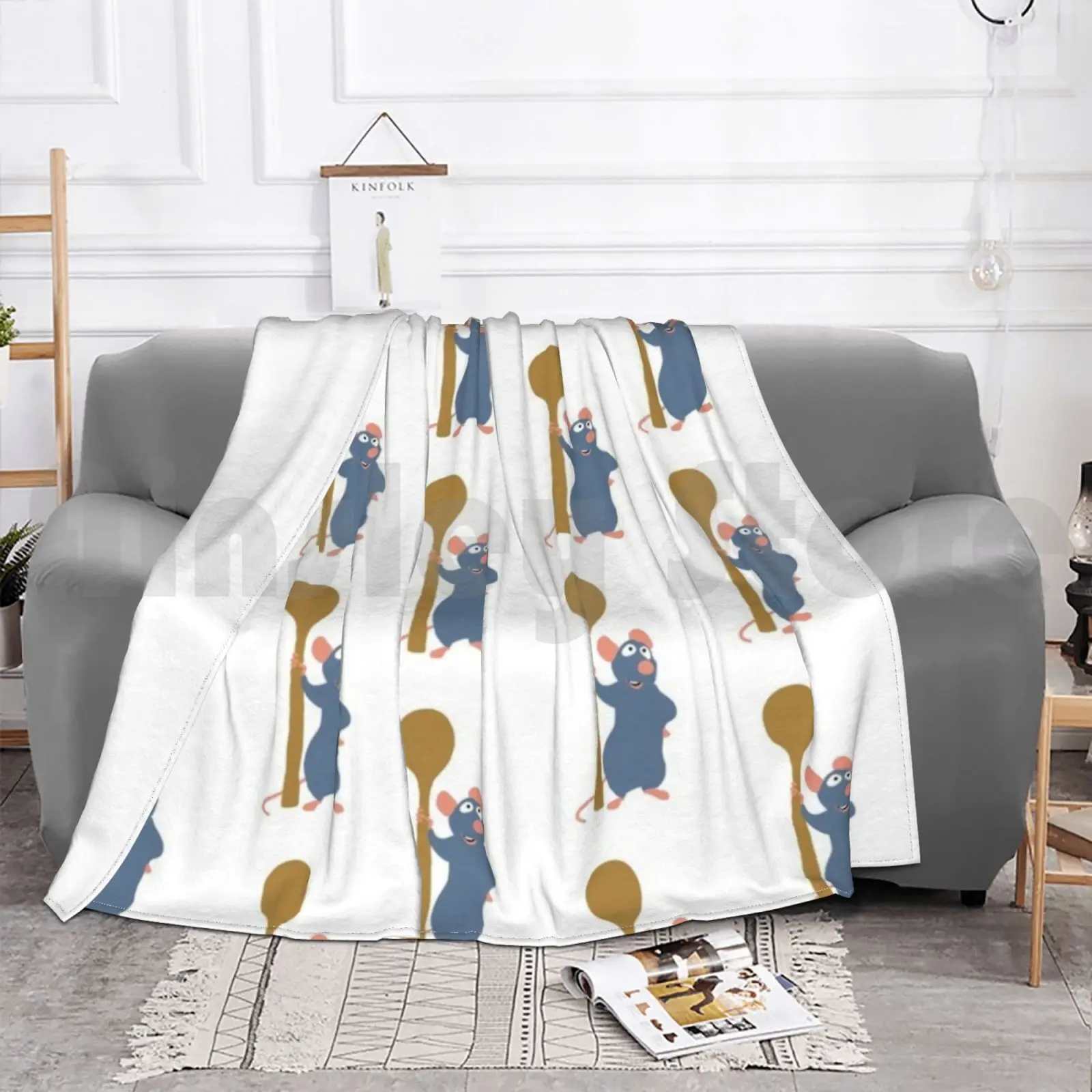 Remy The Rat Blanket For Sofa Bed Travel Remy Rat Ratatouille Pixar Food