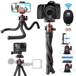 Ulanzi MT-11 Flexible Octopus Mini Tripod For iPhone Smartphone DSLR SLR Camera Gopro Vlog Portable 2 in 1 Selfie Stick Tripod