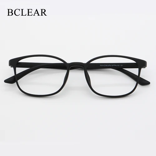 BCLEAR, gafas rectangulares ultraligeras TR de negocios para hombres, monturas para anteojos recetados, monturas para mujeres, gafas con montura completa de Color a la moda