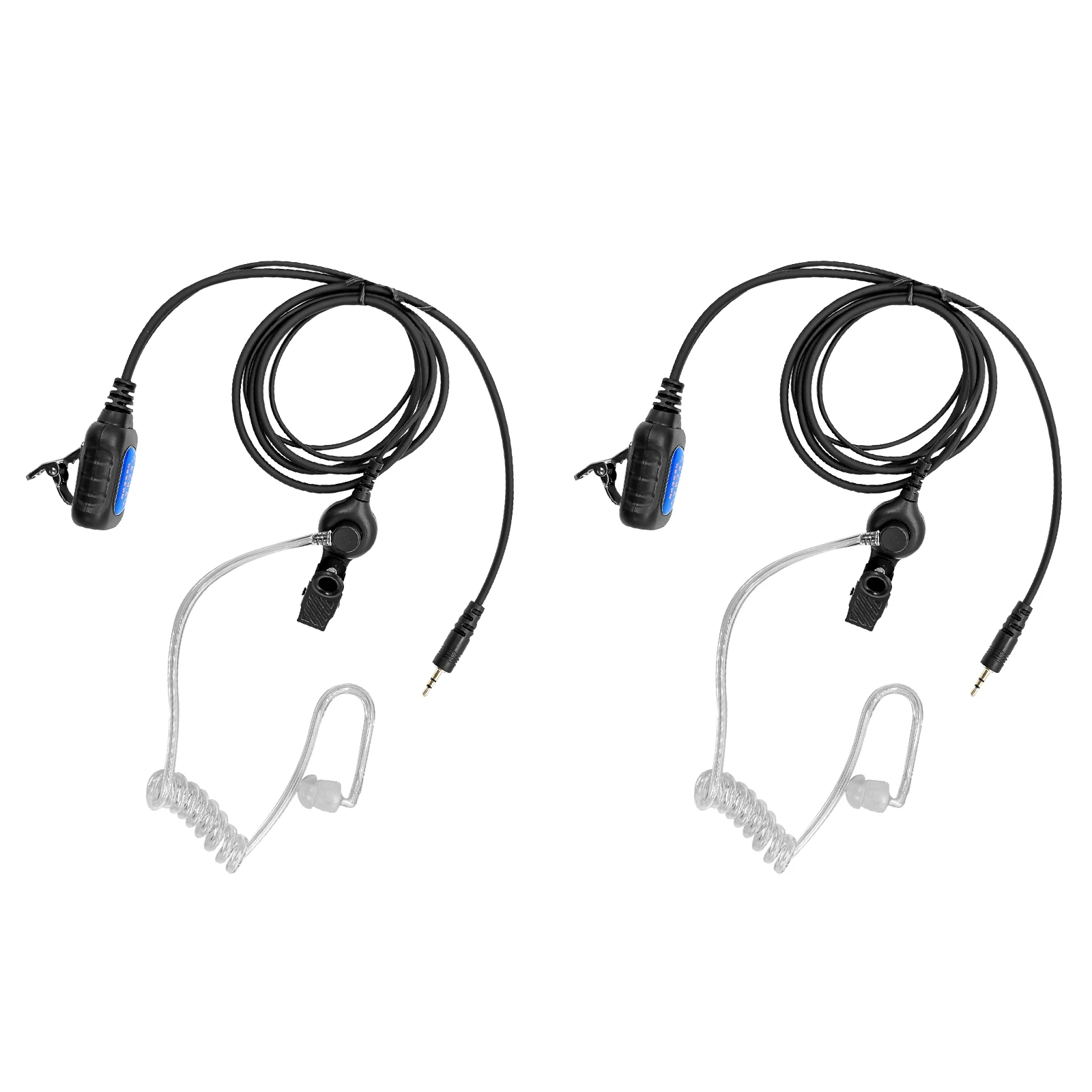 Air Acoustic Tube Earpiece with Microphone, Walkie Talkie, Radio Headset, 2.5mm Jack, for M880, T228, T328, T388, VT8