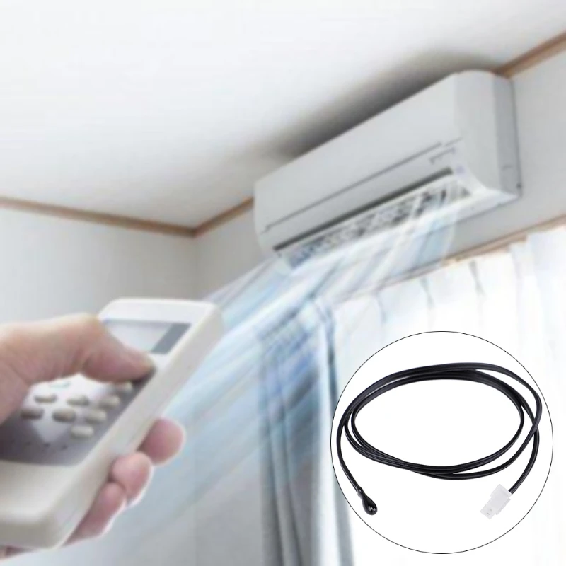 NTC Nhiệt Độ Nhiệt Điện Trở Nhiệt 10K Đầu Dò Cảm Biến 50Cm Điều Hòa Không Khí Nhiệt Độ Chống Thấm Nước