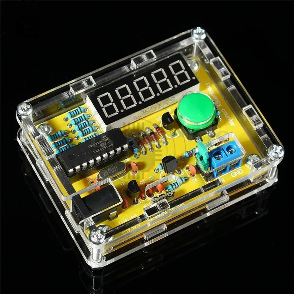 1Hz-50MHz Crystal Oscillator Frequency Counter Tester DIY Kit Resolution Tester With USB Cable