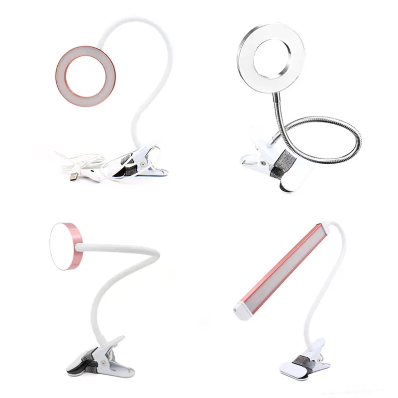 Makeup Illuminator Equipment Improved Tattoo Lamp With Clamp USB LED Lamp Cold Light Portable Desk Light Beauty Salon Tool