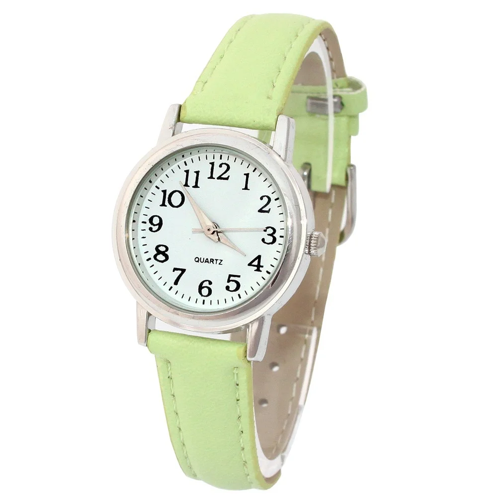 แฟชั่นแบรนด์นาฬิกาเด็กน่ารักนาฬิกาหญิง & #39 วันหนังกันน้ำนาฬิกาควอตซ์นาฬิกาข้อมือสำหรับหญิง