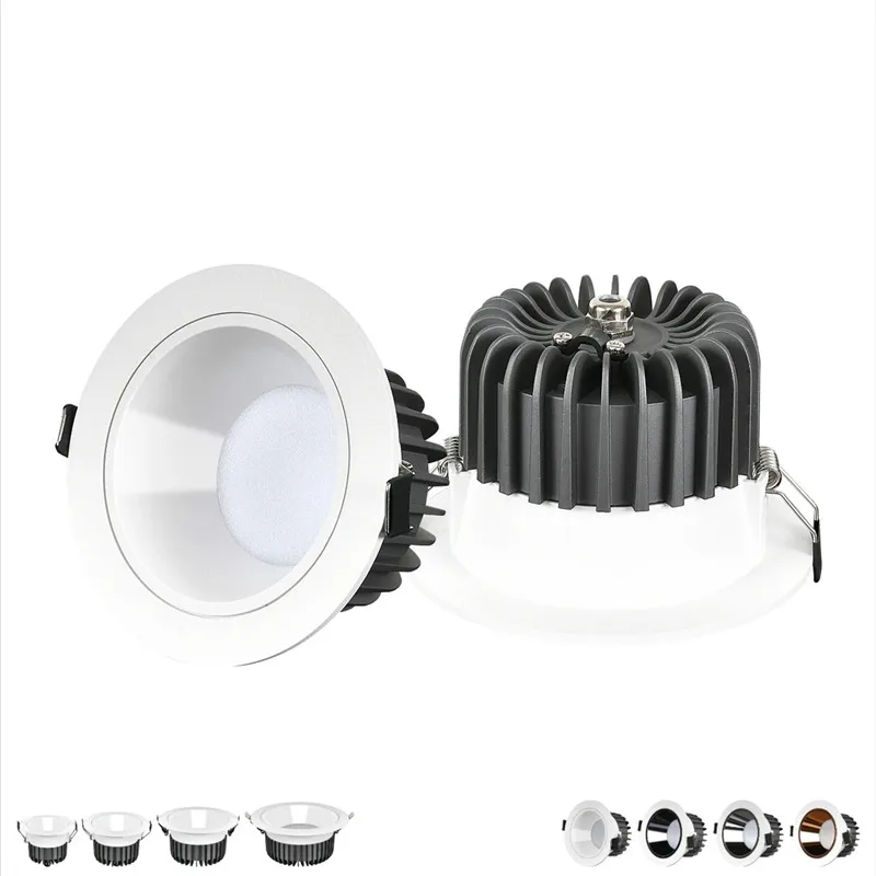 

IP65 Waterproof LED Downlight 7W 12W 15W 18W Recessed Round LED Ceiling Lamp AC 110V 220V Indoor Lighting 3000K 4000K 6000K