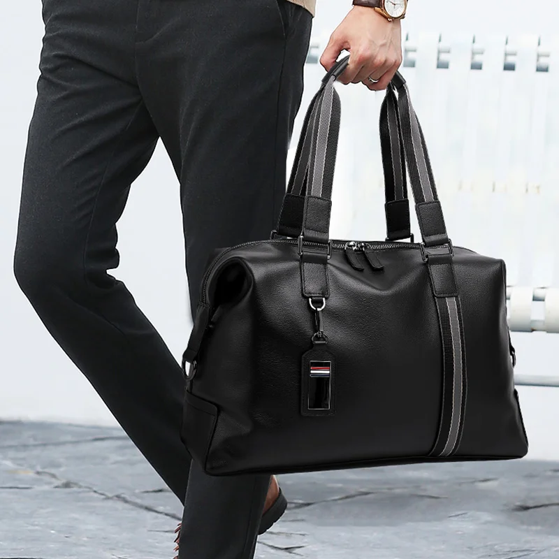 Large Men Handbags High Quality Genuine Leather Men\'s Crossbody Bags Bolsa Masculina Male Shoulder Bags Travel Handbag Tote Men