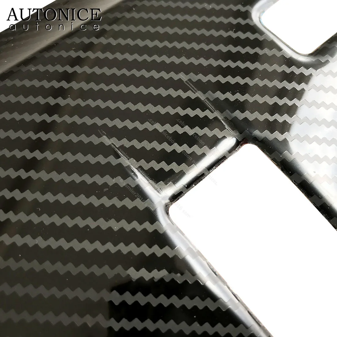 Carbon Fiber Color Steel Gear Panel Decorator Cover Fit for Isuzu D-MAX Mu-X DMAX MuX RHD 2015 2016 2017 2018 2019 2020