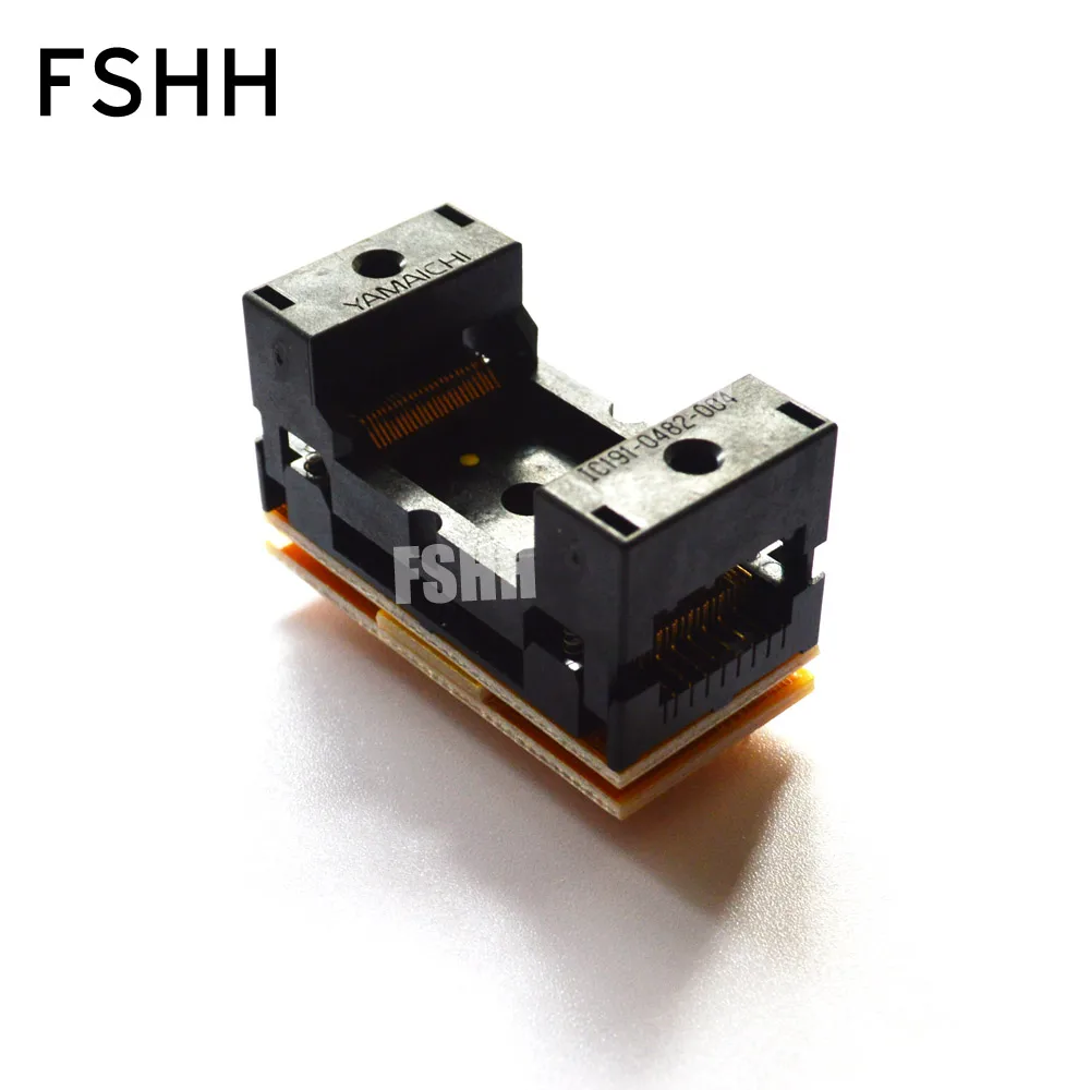 IC191-0482-004 em vez de OTS48-0.5-12 IC354-0482-031 soquete de teste 0.5mm TSOP48 soquete NAND FLASH chip soquete de teste