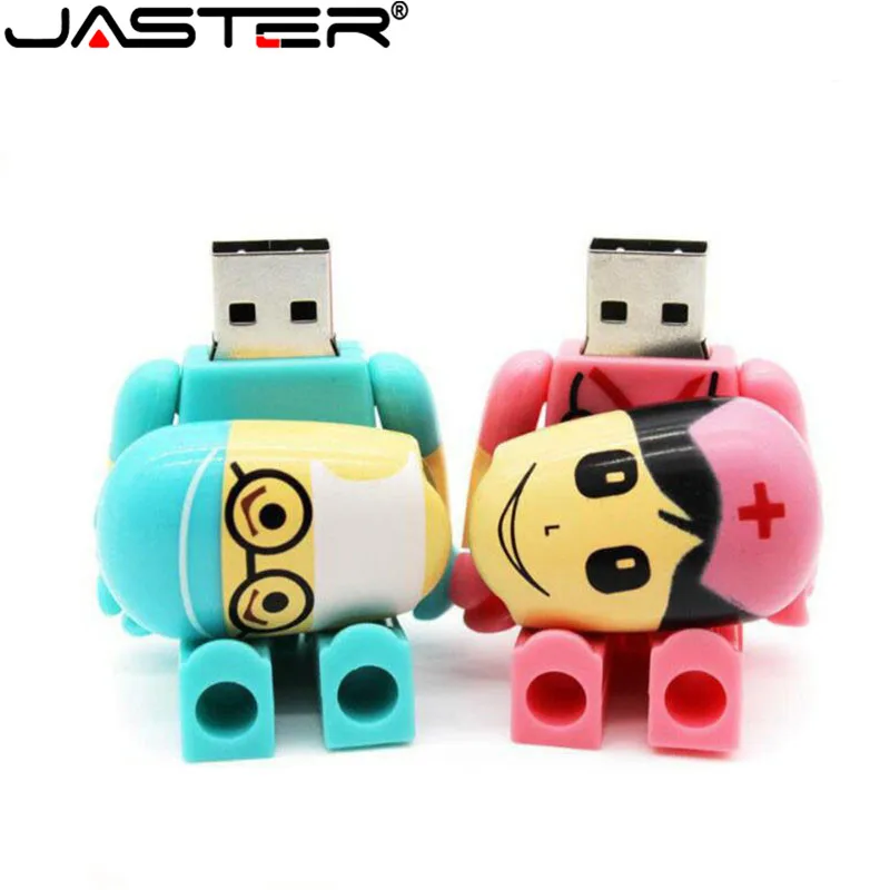JASTER Doctors Memory Stick Nurses Lovely Medical Pendrive Cartoon USB Flash Drive Pendrive 4GB 8GB 16GB 32GB 64GB 128GB