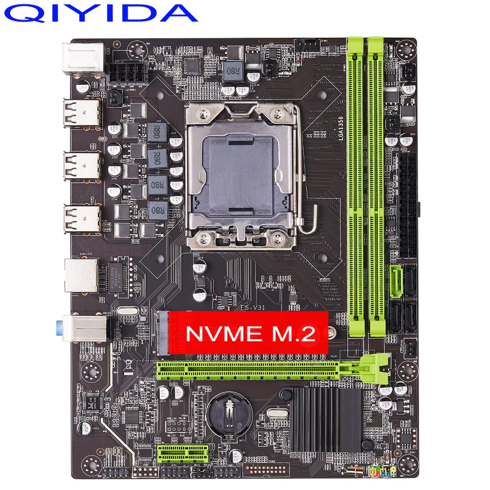 X79 マザーボード LGA1356 サポート DDR3 サーバーメモリピン