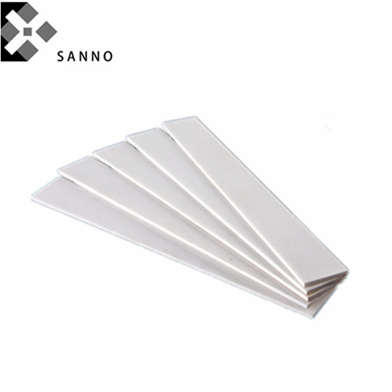 10pcs Customize Ceramic Insulation Plate 10x85x0.8mm 15x150x1mm 30x50x3mm Square Al2O3 Alumina Ceramic Substrate Sheet