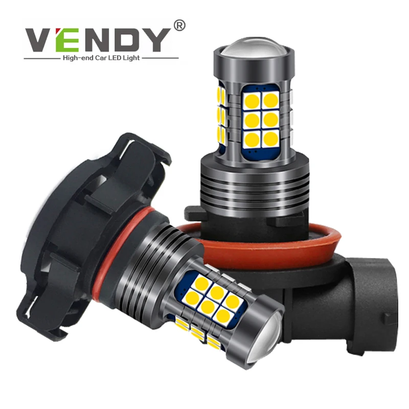 

1pcs LED Fog Lights 12v Bulbs For The Car H8 H11 H10 9145 H16 9006 HB4 PSX24W 2504 9005 HB3 PSX26W P13W Auto Lamp For all car