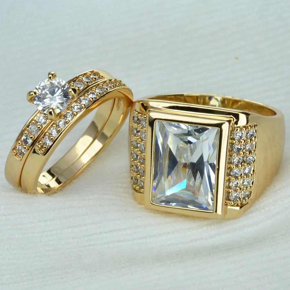 Prong setting zircon Men women ring wedding Dominee Couple Party  men size 8 to 15,   5  10 R199, R280