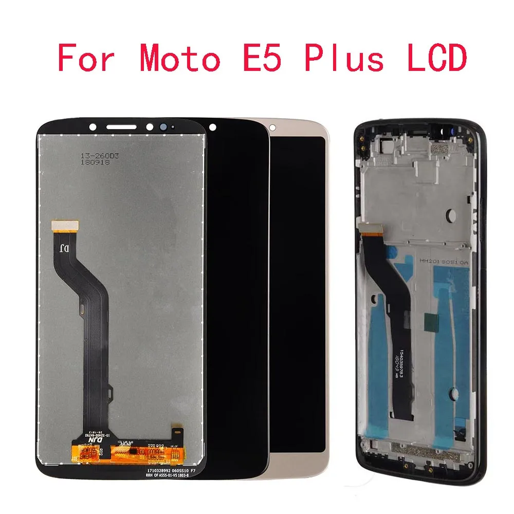 For Motorola Moto E5 Plus XT1924 XT1924-1 XT1924-2 LCD Display Touch Screen Digitizer Assembly Replacement For Moto E5 Plus LCD