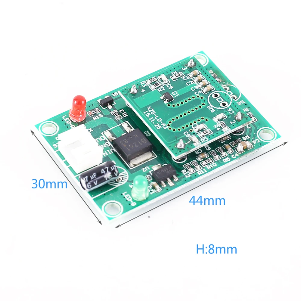 Microwave Radar Sensor Module 5.8GHz DC 3.3V 5V 9V 12V 20W Voltage Output Switch Controller Human Body Induction Sensor