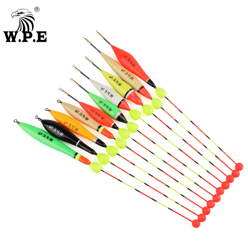 W.P.E  Fishing Float 3pcs/lot Size 2g-6g Floating Ball Slidding Floater Barguzinsky Fir Float Buoy Bobber Fishing Tackle Pesca