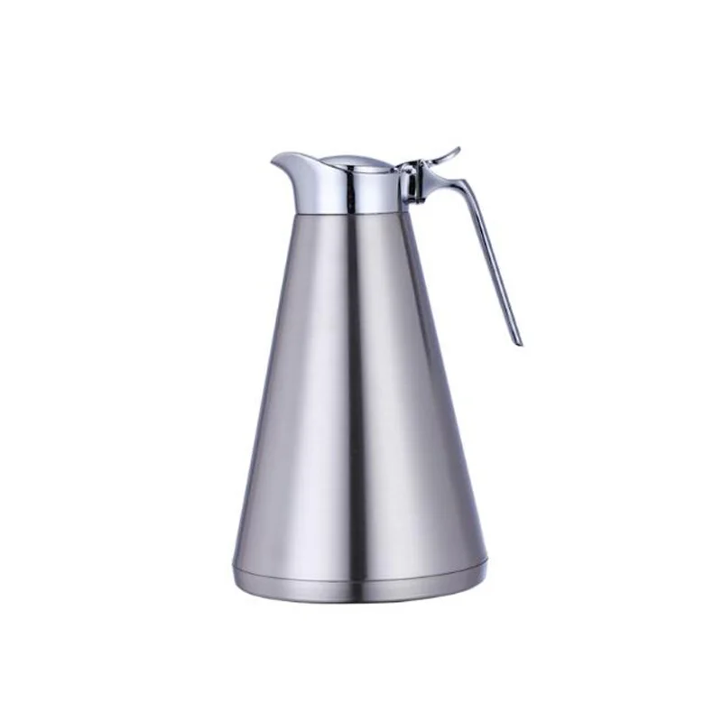 1L/1.5L/2L Double Wall Vacuum Insulation Thermal Coffee Pot Home Water Pot Stainless Steel Tea Kettle