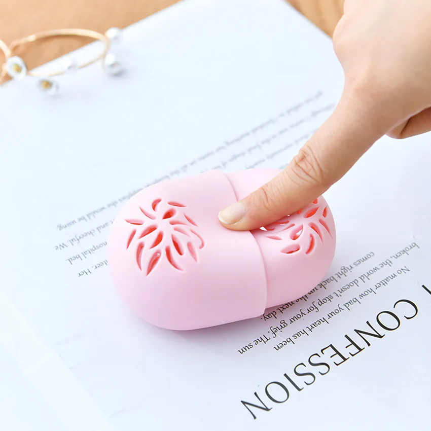 1Pcs ซิลิโคนความงามกล่องเก็บฟองน้ำผงพัฟแบบพกพาผู้ถือ Drying Proof เครื่องสำอางค์พัฟแต่งหน้าอุปกรณ์เสริม