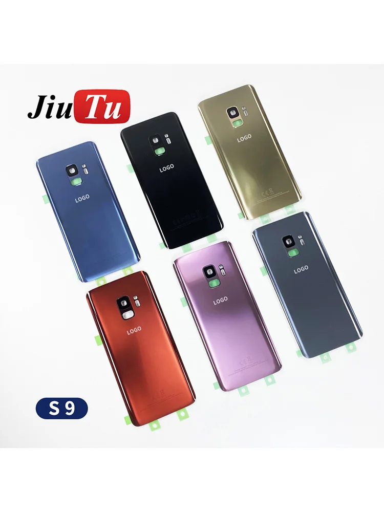 

Jiutu для SAMSUNG Galaxy S7 Edge S8 S8Plus S10 S10Plus S20Ultra Note10 5GBack Стеклянная Крышка батарейного отсека задний корпус